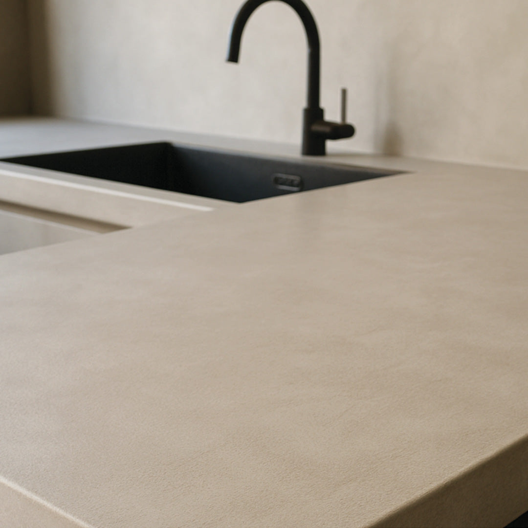 X-Bond Microcement applied on Countertop