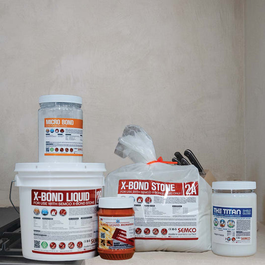 X-Bond Microcement Kit Gloss ( Color+Clear)